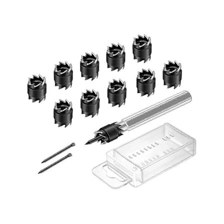13 st Spot Weld Cutter Set, 3/8 HSS Punktsvetsfräs Borttagare Borr Bits Hålsåg Borttagare för Powe