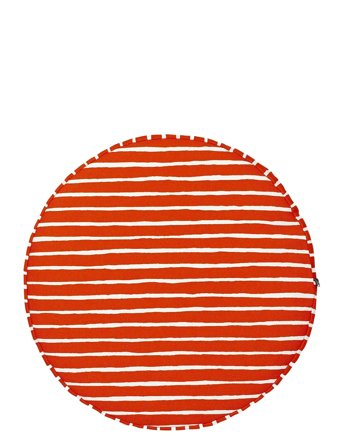 Marimekko Home Piccolo Round Seat Pad - Red - ONE SIZE
