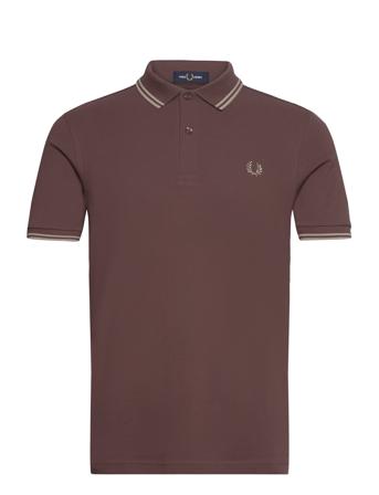 Twin Tipped Fp Shirt Brown Fred Perry