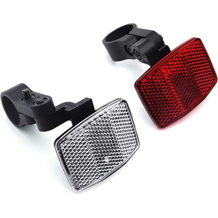 Cykel Refleks Sæt til For og Bag (Rød + Hvid), ZQKLA