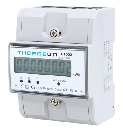 ThorgeOn Energimåler 3-Fas 80A