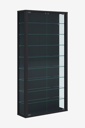 VCM - Veggskap Vitrosa Maxi uten LED - Svart - Hyller & oppbevaring - Fra Homeroom