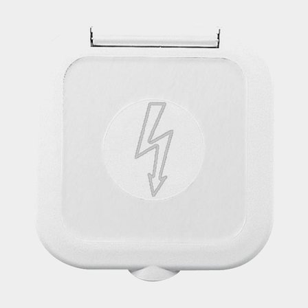 Fack med strömbrytare 100A, vit