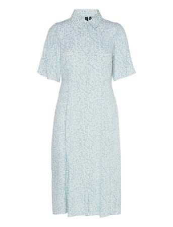 Yasstelli Ss Midi Shirt Dress S. Dresses Shirt Dresses Sininen YAS