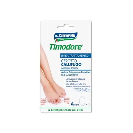 Timodore Callifugo Cerotti Calli Duri 6 pezzi