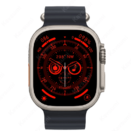 AMOLED-skärm HK8 Pro Max Ultra Smart Watch Series 8 49mm Hög Uppdateringsfrekvens Kompass Spel NFC Smartklocka Män Sportklockor 2.12 "