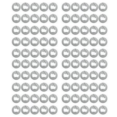 100 kpl NFC Ntag213 NFC -tarra 13,56 MHz ISO14443A 213 -tarra Universal Lable KAIKILLE NFC Ena -laitteille