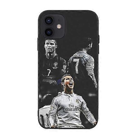 Iphone 12 13 14 Mini Pro Max Plus Mobilskal, Ins Ny Design Fotbollsstjärna Ronaldo Iphone Skal