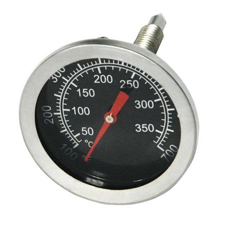 BBQ Kolgrill Rök Gas Grill Char-Grillers Dial 2" (52MM) Termometer Temperaturmätare