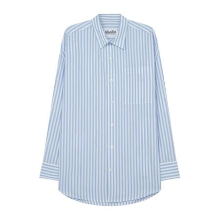 Seidensticker Gender Oversized fit shirt , Blauw , Heren , Maat: 2XL