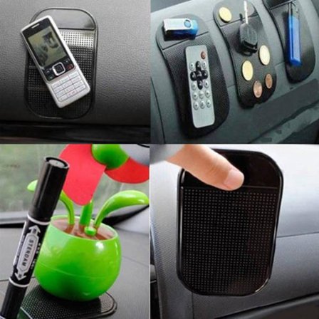 12 st Black Magic Anti Slip Mat Bil Dashboard För Mobiltelefon