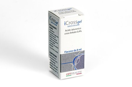 iCross Gel Gocce Oculari 8 ml - Sollievo e Idratazione Occhi