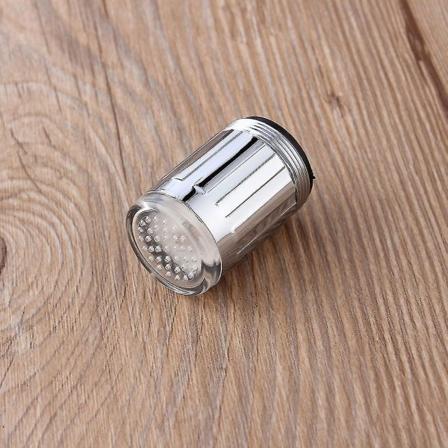 7-fargets RGB LED-lys Vann Glødende Rustfritt Stål Kran