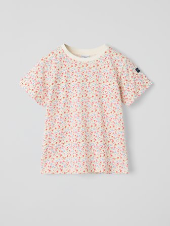 Polarn O. Pyret - T-shirt floral - 98 - Childrenswear - pink
