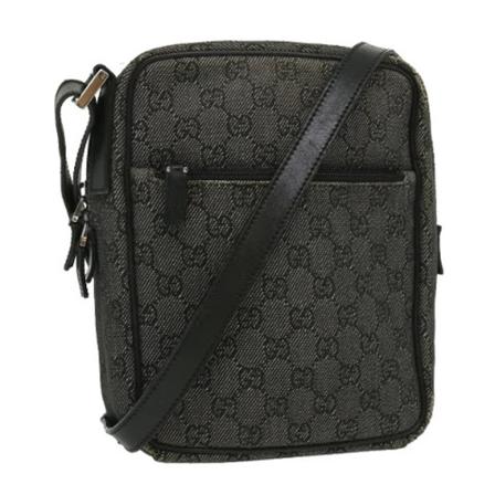 Gucci Vintage, Pre-owned Canvas gucci-bags Zwart, Dames, Maat:ONE Size,leather