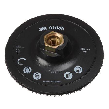 3M 7000061390 Underläggsplatta 115 mm, Maskintillbehör & förbrukning