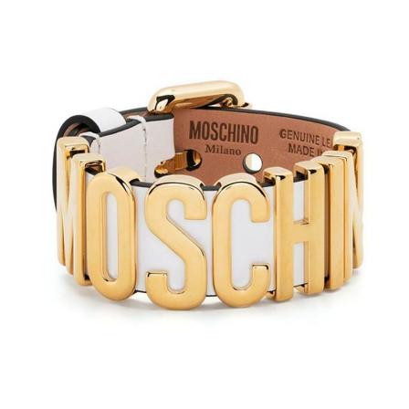 Moschino, Bracelets Wit, Dames, Maat:ONE Size