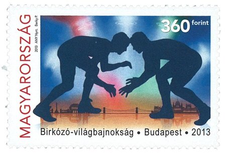 Ungarn - VM i brydning - Postfrisk frimærke