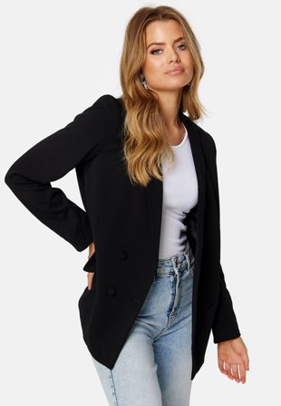 VERO MODA Zamira LS Oversized Blazer Black Klær