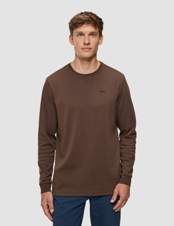 Shaping New Tomorrow - Lightweight Crewneck - Saddle Brown - Herre - Størrelse XL