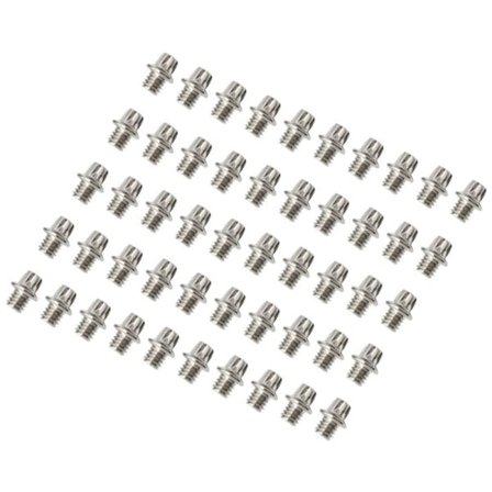 50 stk. Serie Vej Mountain Bike Foldbar Cykel Pedal Anti-Slip Pigge Udskiftningsskrue Stift Bolte Cykel Hex Pedal Stift Skrue Sæt Vej