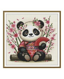 Broderipakke Bilde Liten Panda - Nova Sloboda