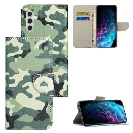 Samsung Galaxy A15 Lompakkotelineen kotelo Kuviollinen puhelimen Multicolor