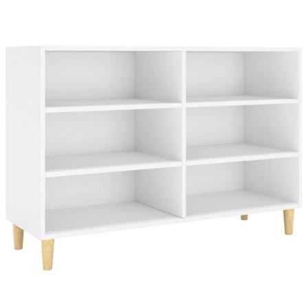 Vidaxl Skänk Vit 103,5x35x70 Cm Konstruerat Trä Vit