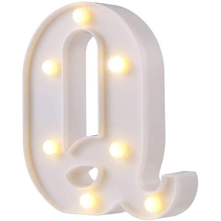 Led-kattovalot 26 kirjainta, koristevalot