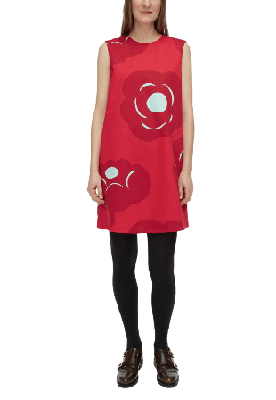 Marimekko SILUETTI TUMMA Dress Klänningar Dam Röd 44