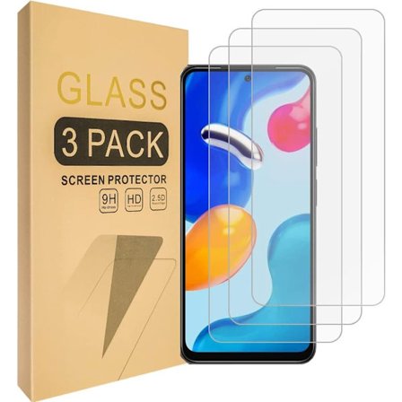 3x Skjermbeskytter i herdet glass for Xiaomi Redmi Note 11