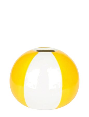 Balvi | Keramik Vase Beachball, Gul 14 Cm | H:14CM