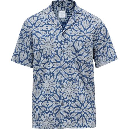 Xacus, Short arm shirt with print Blauw, Heren, Maat:M