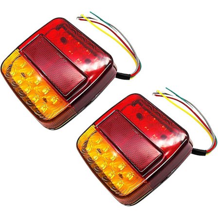 Caravan Taillight - 12v Led Tail Rear Light For Trucks And Trailers (pack Of 2x)