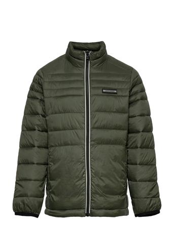 Jjeace Puffer Collar Jr Green Jack & J S