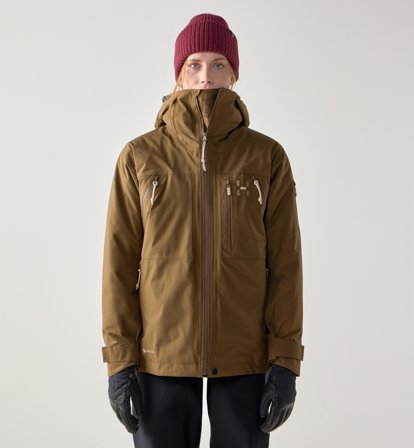 Haglöfs Latnja GTX Insulated Jacket Women Teak Brown - XXL