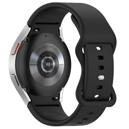 För Samsung Galaxy Watch 4/Watch 4 Classic Watch Band 20mm handledsrem med fjärilslås