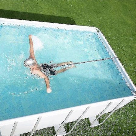 Pool Swim Belt - Justerbart motstånd för simning - Pool Counter Bungee Swim Resistance
