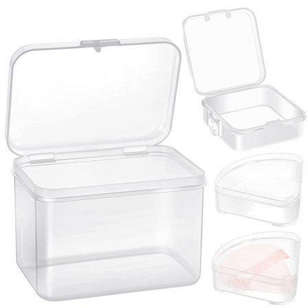 3 st smink svamp hållare fodral, kosmetisk ägg smink svamp puder