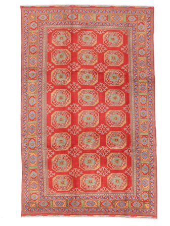 Noué À La Main Afghan Fine Tapis 200X316 De Laine