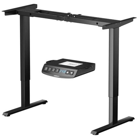 Höj- och sänkbart Underrede till Skrivbord - Sort