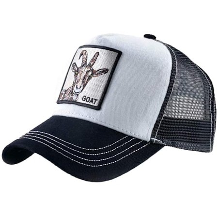 Unisex Animal Mesh Trucker Hat Snapback Broderad Patch Ba
