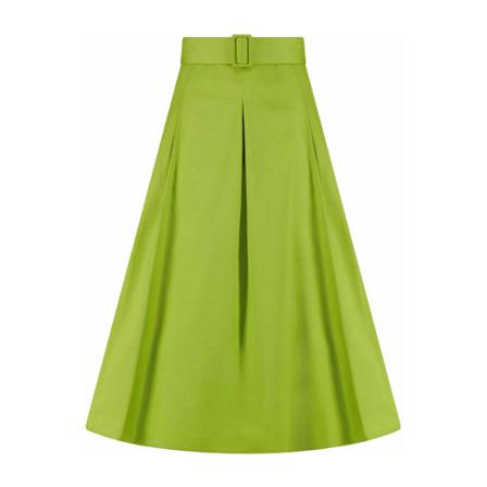 Kaos Midi Skirts Grøn, Dame