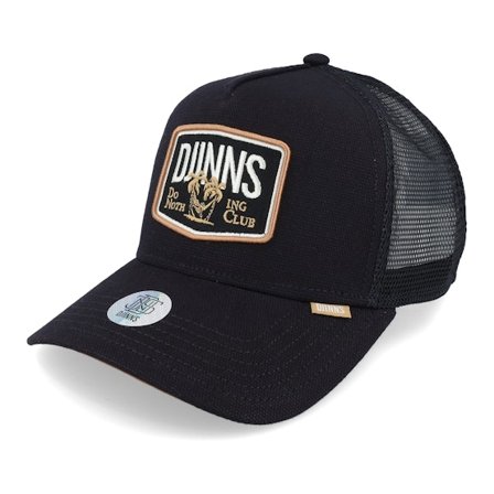 Djinns - Schwarz Trucker Cap - Nothing Club Black Trucker @ Hatstore