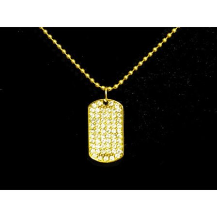 Halsband - Iced Dog Tag