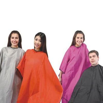 Frisørkappe i nylon med justerbar borrelås - voksen