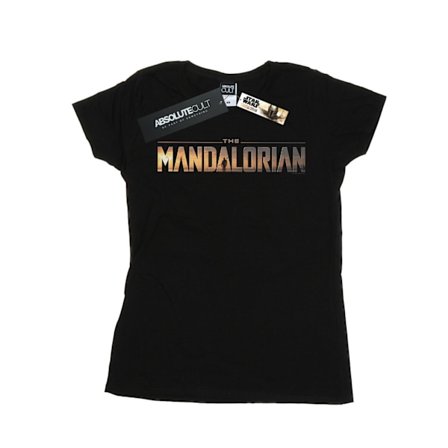 Star Wars Dam/Kvinnor The Mandalorian Series Logotyp Bomull T-shirt