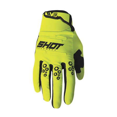 Guanti Cross Shot Vision Giallo Neon S