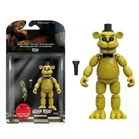 Five Nights at Freddy's Actionfigurer Sæt – 5 Modelvalg (Freddy, Chica, Foxy osv.)