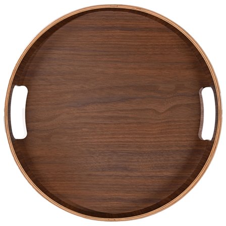 Sagaform Hanna rundt brett, brun